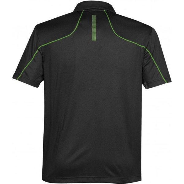 Stormtech Men s Black Spring Green Prism Performance Polo Online Sale - Image 2