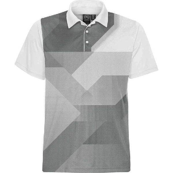 Stormtech Men s White Black Edge Polo Online Hot Sale