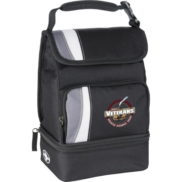 Arctic Zone Black Dual Compartment Lunch Cooler For Cheap - Image 3