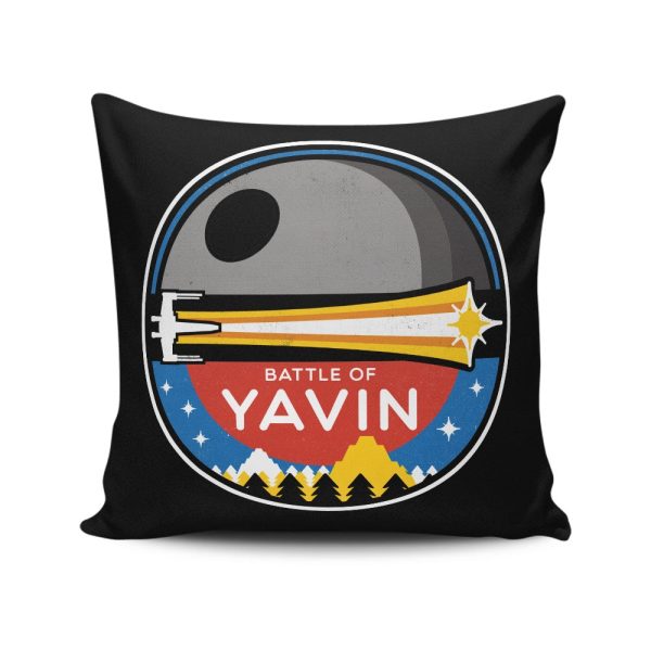 The Battle of Yavin - Throw Pillow Supply